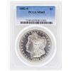 Image 1 : 1882-S $1 Morgan Silver Dollar Coin PCGS MS65