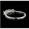 Image 3 : 14KT White Gold 0.50 ctw Diamond Ring