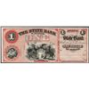 Image 1 : 1800's $1 The State Bank of Michigan Obsolete Note