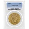 Image 1 : 1894 $20 Liberty Head Double Eagle Gold Coin PCGS MS61