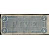 Image 2 : 1864 $5 Confederate States of America Note