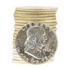 Image 1 : Roll of (20) 1963 Brilliant Uncirculated Franklin Half Dollar Silver Coins