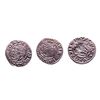 Image 1 : Lot of (3) 1540-1590 KB Hungary Ferdinand I - Madonna & Child Silver Denar Coins