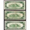 Image 2 : Lot of (3) 1953 $10 Silver Certificate Notes