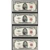 Image 1 : Lot of (4) 1953 $5 Legal Tender Notes