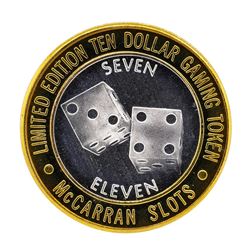.999 Silver McCarran International Airport $10 Casino Limited Edition Gaming Tok
