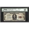 Image 1 : 1929 $100 The Mechanics National Bank of Providence Note CH# 1007 PMG Very Fine