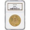 Image 1 : 1924 $20 St. Gaudens Double Eagle Gold Coin NGC MS63