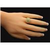 Image 3 : 14KT Yellow Gold 0.73 ctw Elegant Fashion Diamond Ring
