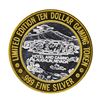 Image 2 : .999 Silver Edgewater Hotel & Casino $10 Casino Limited Edition Gaming Token