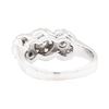 Image 3 : 14KT White Gold 1.10 ctw Diamond Ring