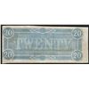 Image 2 : 1864 $20 Confederate States of America Note