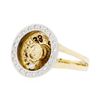 Image 2 : 14KT Yellow Gold Roulette 0.40 ctw Diamond Ring