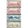 Image 2 : Lot of (4) 1954 Bank of Canada Notes