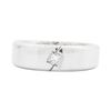 Image 1 : 14KT White Gold 0.20 ctw Diamond Ring