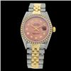 Image 3 : Rolex Men's Two Tone 14K Gold/SS, QuickSet, Diamond Dial & Diamond Bezel - REF-557N5A