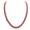 Image 4 : 66 CTW Pink Tourmaline & VS/SI Diamond Tennis Micro Halo Necklace 14K Rose Gold - REF-651Y6K - 23473
