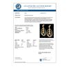 Image 3 : 4 CTW Citrine & Micro Pave VS/SI Diamond Earrings 18K Yellow Gold - REF-307H3A - 22454