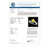 Image 3 : 1 CTW Certified Si/I Fancy Intense Yellow Diamond Bypass Solitaire Ring 10K White Gold - REF-141W3F 