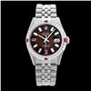 Image 2 : Rolex Ladies Stainless Steel, Diam/Ruby Dial & Diam/Ruby Bezel, Sapphire Crystal - REF-467H6W