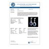 Image 3 : 6 CTW Sapphire & Micro Pave VS/SI Diamond Earrings Designer 18K White Gold - REF-93W8F - 23122