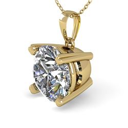 1.50 CTW VS/SI Diamond Designer Necklace 14K Yellow Gold - REF-513H3A - 38423