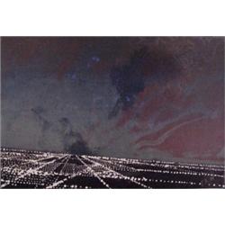 Peter Alexander (b. 1939) American, CITY NIGHTS, 1989, original color monotype, image 20 1/2 x...