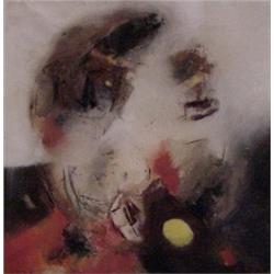 Edmondo Bacci (b. 1913) Italian, AUVENIMENTO #357, oil painting on canvas, 35 1/2 x 35 1/2", si...