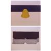 Image 1 : Damian (20th Century) (two), GRAY BLACK WHITE, YELLOW ON BLUE, 1976, two color lithographs, eac...