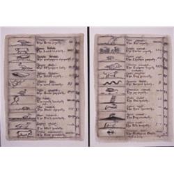 Margarita Etha Derks (20th Century) (two), THE NOISES EVERY BEING MAKES, 2001, a pair, each a d...