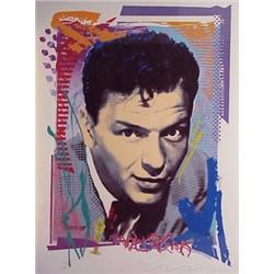 Jim Evans (20th Century) American, FRANK SINATRA, color screenprint, signed in pencil, numbered...