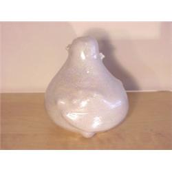Yoshiro Ikeda (20th Century) Japanese, VESSEL, a ceramic vessel with an iridescent crackle-glaz...