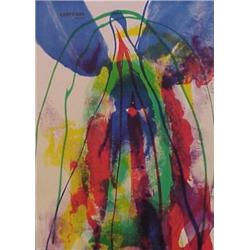 Paul Jenkins (b. 1923) American, EARTHDAY, 1971, color lithograph, signed in the plate, edition...
