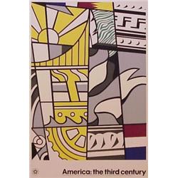 Roy Lichtenstein (1923-1997) American, BICENTENNIAL POSTER (America: The Third Century) (C.III....