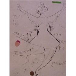Marino Marini (1901-1980) Italian, DANZA MINIMA (G.A171), 1973, aquatint drypoint etching, sign...