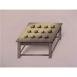 Friedrich Meckseper (b. 1936) German, AMERIKANISCHER TISCH, 1974, aquatint etching, signed in p...