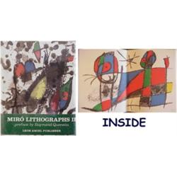 Joan Miro (1893-1983) Spanish, LITHOGRAPHS Volume II, with twelve color lithographs and color l...