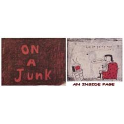 Michael Nakoneczny (20th Century) American, ON A JUNK, 1994, miniature book, ten one-side page...