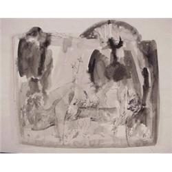 Parra (20th Century) Cuban, COSA DE LOCOS #3, pen and ink drawing on paper, image 13 x 16", ful...