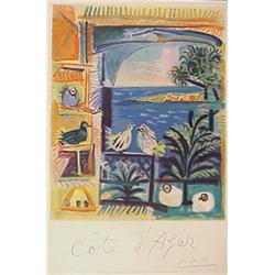 after Pablo Picasso (1881-1973) Spanish, COTE D' AZUR (C.177), 1962, Henri Deschamps color lith...