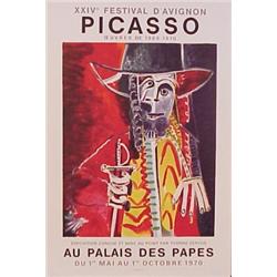 after Pablo Picasso (1881-1973) Spanish, PICASSO AU PALAIS DES PAPER (C. 301), 1970, Henri Desc...