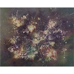 Gerald Pogach (b. 1929) American, UNTITLED, 1985, acrylic painting on canvas, 39 3/4 x 49 1/2",...