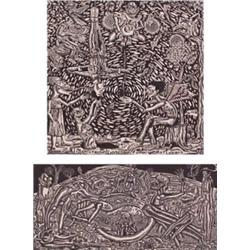Artemio Rodriquez (20th Century) Mexican/America (two), ESA NOCHE NOS INVADIO' LA TRISTOZA, 199...