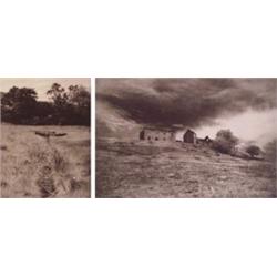 Unai San Martin (20th Century) (two), PATH TO THE TREES, 1999, photogravure, signed in pencil,...