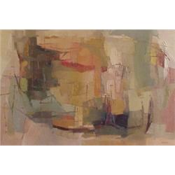 Steimle (20th Century), UNTITLED, oil painting on canvas, 22 1/4 x 33 1/2", signed lower right,...