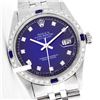 Image 1 : Rolex Men's Stainless Steel, QuickSet, Diam Dial & Diam/Sapphire Bezel - REF-521N5A