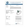 Image 2 : 0.25 CTW Emerald Ring 18K White Gold - REF-18A8X - 12907