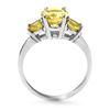 Image 2 : 2.55 CTW Citrine Ring 10K White Gold - REF-21T3M - 13671