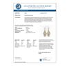 Image 3 : 5.85 CTW Pear Diamond Designer Earrings 18K Yellow Gold - REF-1090Y2K - 42829