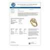 Image 3 : 1.05 CTW VS/SI Diamond Solitaire Art Deco 3 Stone Ring 18K Yellow Gold - REF-200A2X - 37102